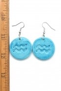 Aquarius Ceramic Earrings